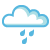 Weather: Rain, Partially cloudy